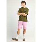 Funky Buddha Ανδρική Αθλητική Βερμούδα Ροζ