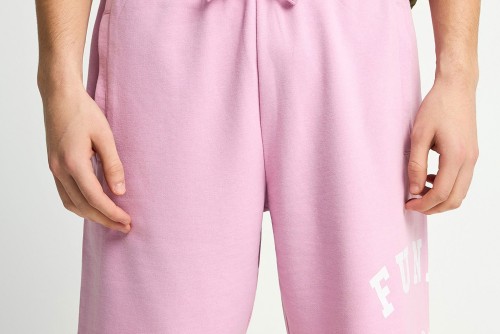 Funky Buddha Printed Logo Βερμούδα Αθλητική Ανδρική (FBM013-051-03-PINK-MIST)