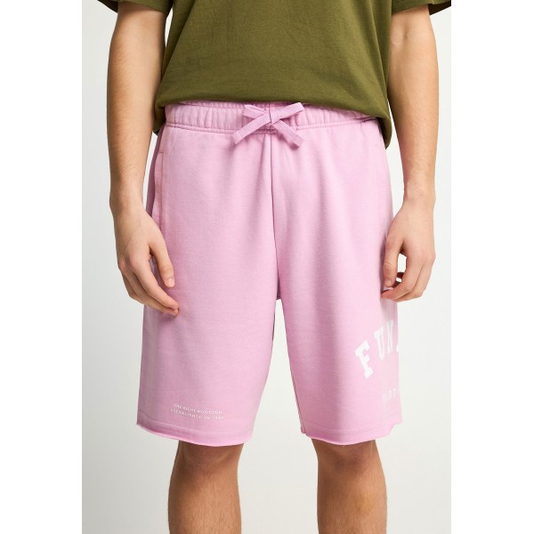 Funky Buddha Printed Logo Βερμούδα Αθλητική Ανδρική (FBM013-051-03-PINK-MIST)