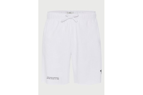 Funky Buddha Printed Logo Βερμούδα Αθλητική Ανδρική (FBM013-051-03-WHITE)