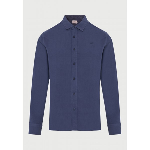 Funky Buddha Ανδρικό Πουκάμισο Basic (FBM013-051-05-INDIGO)