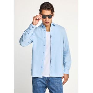 Funky Buddha The Essentials Πουκάμισο Μακρυμάνικο Ανδρικό (FBM013-051-05-LT-BLUE)