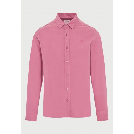 Funky Buddha The Essentials Ανδρικό Μακρυμάνικο Πουκάμισο Μωβ