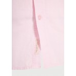 Funky Buddha The Essentials Ανδρικό Μακρυμάνικο Πουκάμισο Ροζ