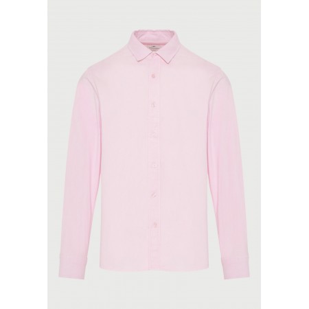 Funky Buddha The Essentials Ανδρικό Μακρυμάνικο Πουκάμισο Ροζ