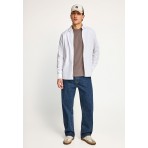 Funky Buddha The Essentials Ανδρικό Μακρυμάνικο Πουκάμισο Λευκό