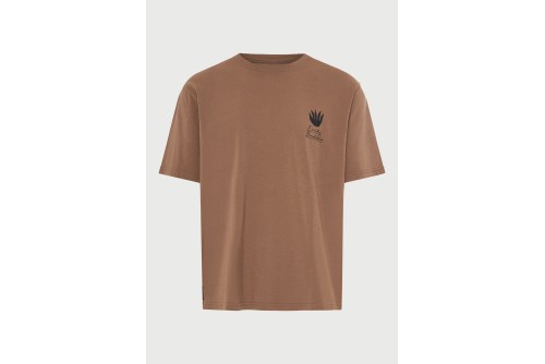 Funky Buddha Graphic Print T-Shirt Ανδρικό (FBM013-052-04-CIGAR)