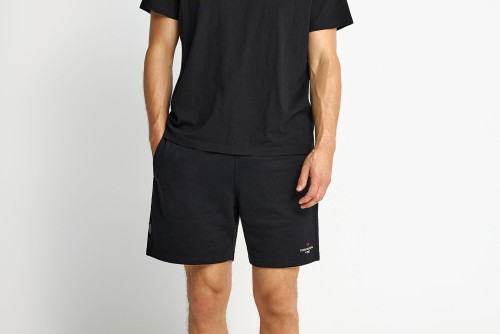 Funky Buddha Printed Logo Βερμούδα Αθλητική Ανδρική (FBM013-054-03-BLACK)
