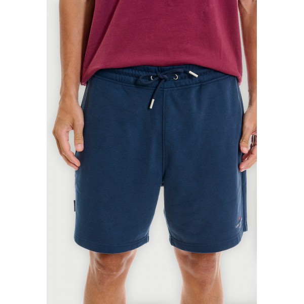 Funky Buddha Printed Logo Βερμούδα Αθλητική Ανδρική (FBM013-054-03-NAVY)