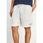 Funky Buddha Ανδρική Αθλητική Βερμούδα Εκρού