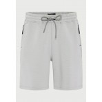 Funky Buddha Ανδρική Αθλητική Βερμούδα Γκρι