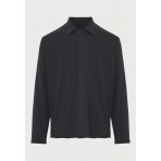 Funky Buddha The Essentials Ανδρικό Πουκάμισο Μαύρο