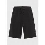 Funky Buddha Ανδρική Αθλητική Βερμούδα Μαύρη