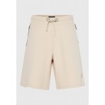 Funky Buddha Ανδρική Αθλητική Βερμούδα Εκρού