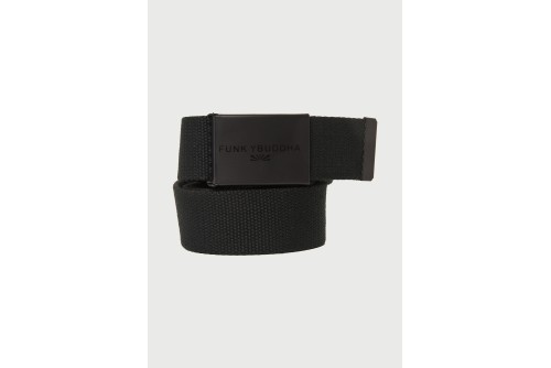 Funky Buddha Ζώνη Casual (FBM013-059-10-BLACK)
