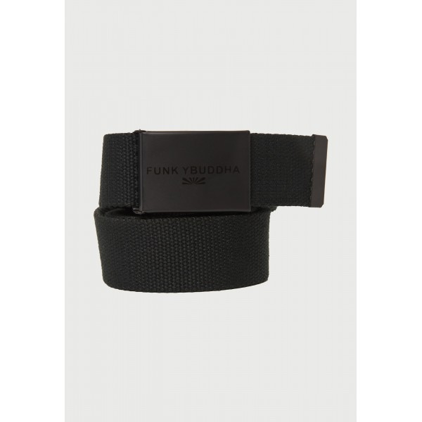 Funky Buddha Ζώνη Casual (FBM013-059-10-BLACK)