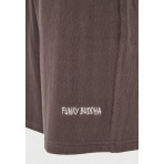 Funky Buddha Ανδρική Βερμούδα Καφέ