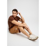 Funky Buddha Ανδρική Βερμούδα Καφέ