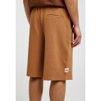 Funky Buddha Ανδρική Βερμούδα Καφέ