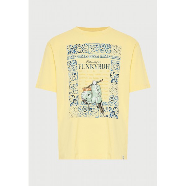 Funky Buddha Ανδρική Μπλούζα Κοντό Μανίκι Και Τύπωμα (FBM013-063-04-LEMONADE)