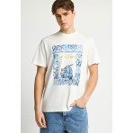 Funky Buddha Ανδρικό Κοντομάνικο T-Shirt Εκρού, Διάφορα Χρώματα