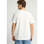 Funky Buddha Ανδρικό Κοντομάνικο T-Shirt Εκρού, Διάφορα Χρώματα