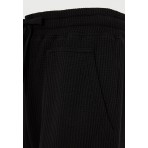 Funky Buddha Ανδρική Αθλητική Βερμούδα Μαύρη