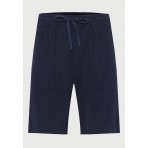 Funky Buddha Ανδρική Αθλητική Βερμούδα Μπλε