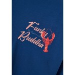 Funky Buddha Ανδρικό Κοντομάνικο T-Shirt Μπλε