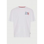 Funky Buddha Ανδρικό Κοντομάνικο T-Shirt Λευκό