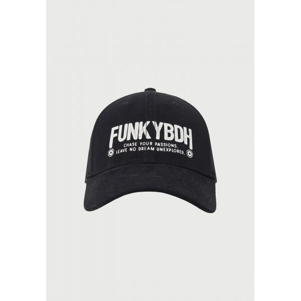 Funky Buddha Branded Print Καπέλο Classic (FBM013-068-10-BLACK)