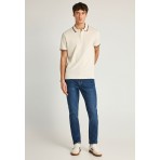 Funky Buddha Slim Tapered Fit Ανδρικό Παντελόνι Τζιν Μπλε Σκούρο