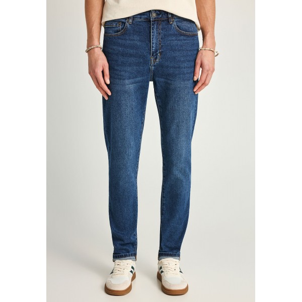 Funky Buddha Slim Tapered Fit Παντελόνι Τζιν Ανδρικό (FBM013-070-02-MD-BLUE)