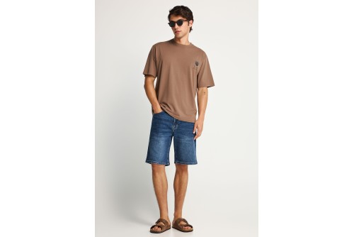 Funky Buddha Βερμούδα Τζιν Ανδρική (FBM013-070-03-MD-BLUE)