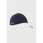 Funky Buddha Ανδρικό Καπέλο Λευκό, Μπλε Σκούρο