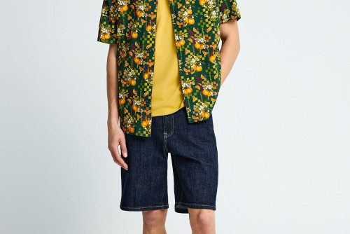 Funky Buddha The Εssentials Βερμούδα Τζιν Ανδρική (FBM013-073-03-DK-BLUE)