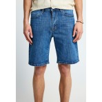 Funky Buddha The Essentials Ανδρική Βερμούδα Τζιν Μπλε
