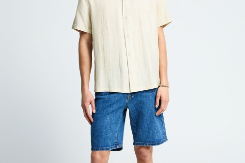 Funky Buddha The Εssentials Βερμούδα Τζιν Ανδρική (FBM013-073-03-MD-BLUE)