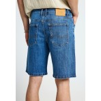 Funky Buddha The Essentials Ανδρική Βερμούδα Τζιν Μπλε