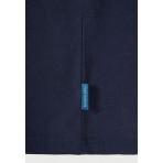 Funky Buddha Ανδρικό Κοντομάνικο T-Shirt Μπλε Σκούρο