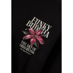 Funky Buddha Ανδρικό Κοντομάνικο T-Shirt Μαύρο