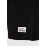 Funky Buddha Ανδρικό Κοντομάνικο T-Shirt Μαύρο