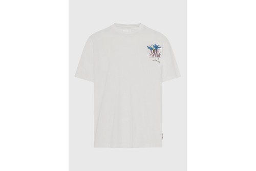 Funky Buddha Print On The Back T-Shirt Ανδρικό (FBM013-078-04-OFF-WHITE)