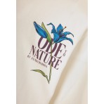 Funky Buddha Ανδρικό Κοντομάνικο T-Shirt Εκρού