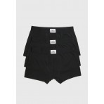 Funky Buddha Ανδρικά Εσώρουχα Μπόξερ 3 Μαύρα Τεμάχια