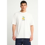 Funky Buddha Ανδρικό Κοντομάνικο T-Shirt Λευκό