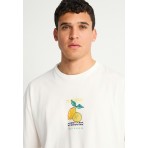 Funky Buddha Ανδρικό Κοντομάνικο T-Shirt Λευκό