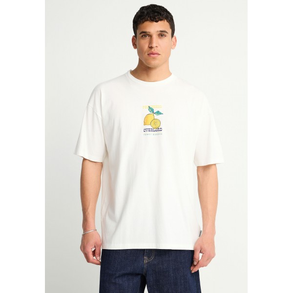 Funky Buddha Print On The Back T-Shirt Ανδρικό (FBM013-081-04-OFF-WHITE)