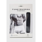 Funky Buddha Ανδρικά Εσώρουχα Boxer Μαύρα 3 Τεμάχια