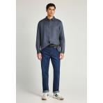 Funky Buddha Ανδρικό Παντελόνι Τζιν Μπλε Σκούρο